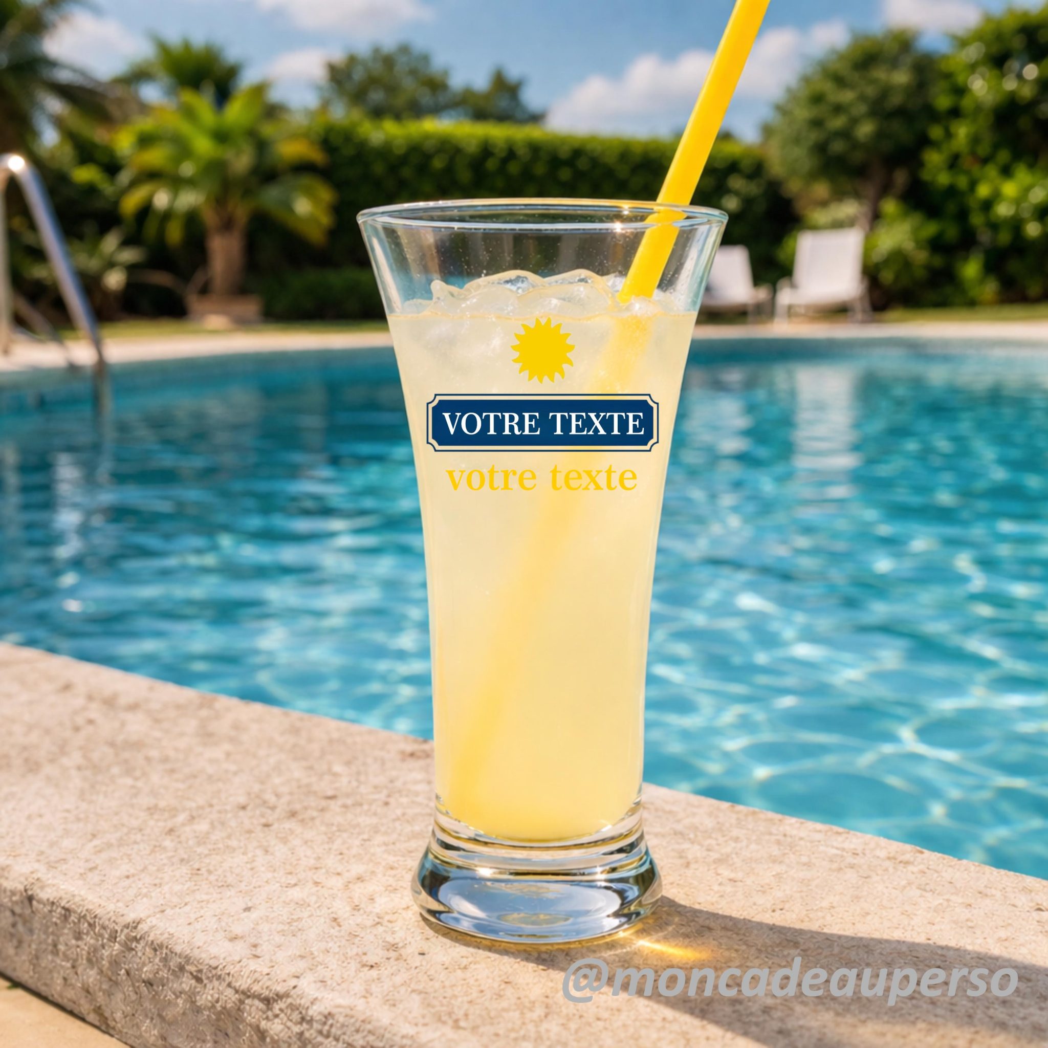 Verre personnalisé fête des pères– Cadeau papa — anniversaire papa
