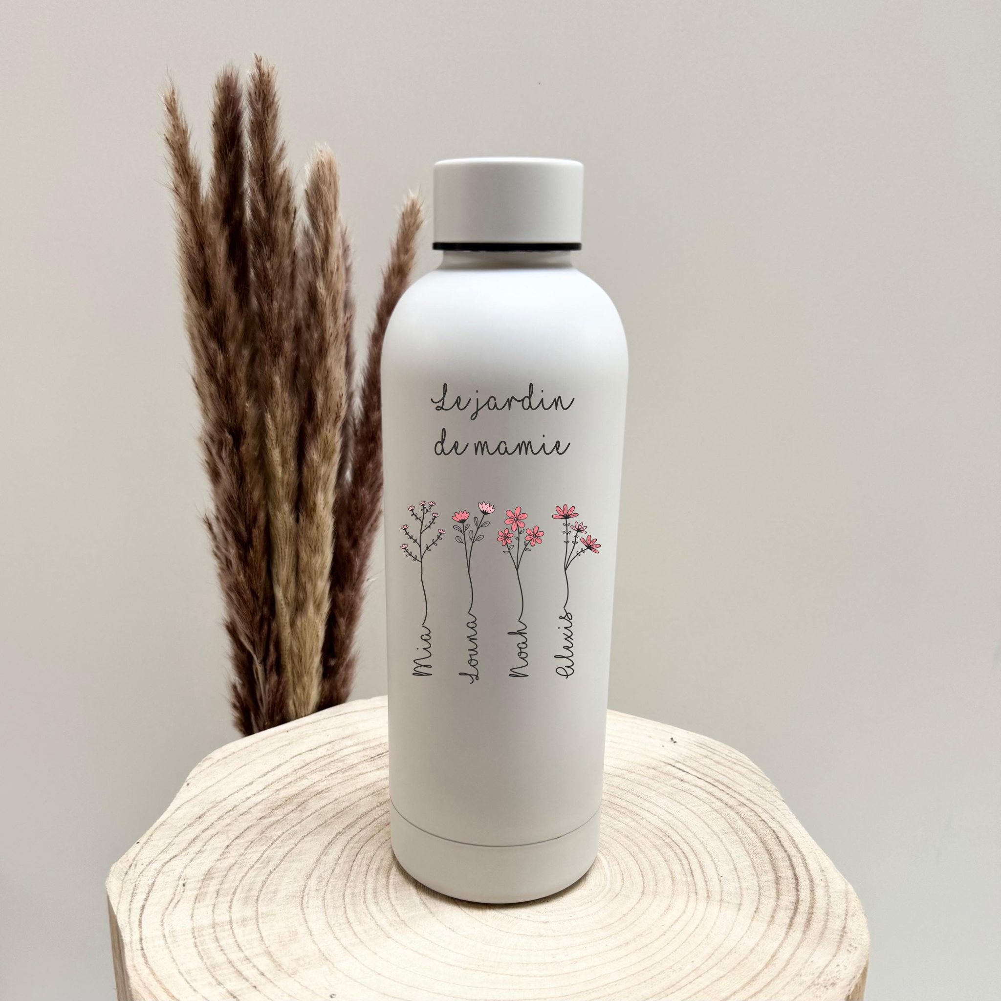 Cadeau mamie personnalisé : Gourde mamie — Cadeau anniversaire