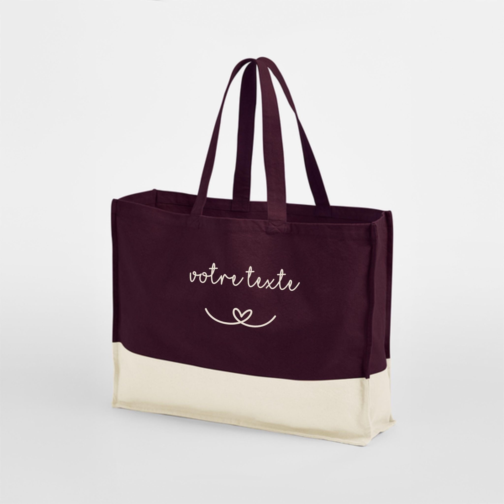 Grand sac à personnaliser — cadeau personnalisé maîtresse