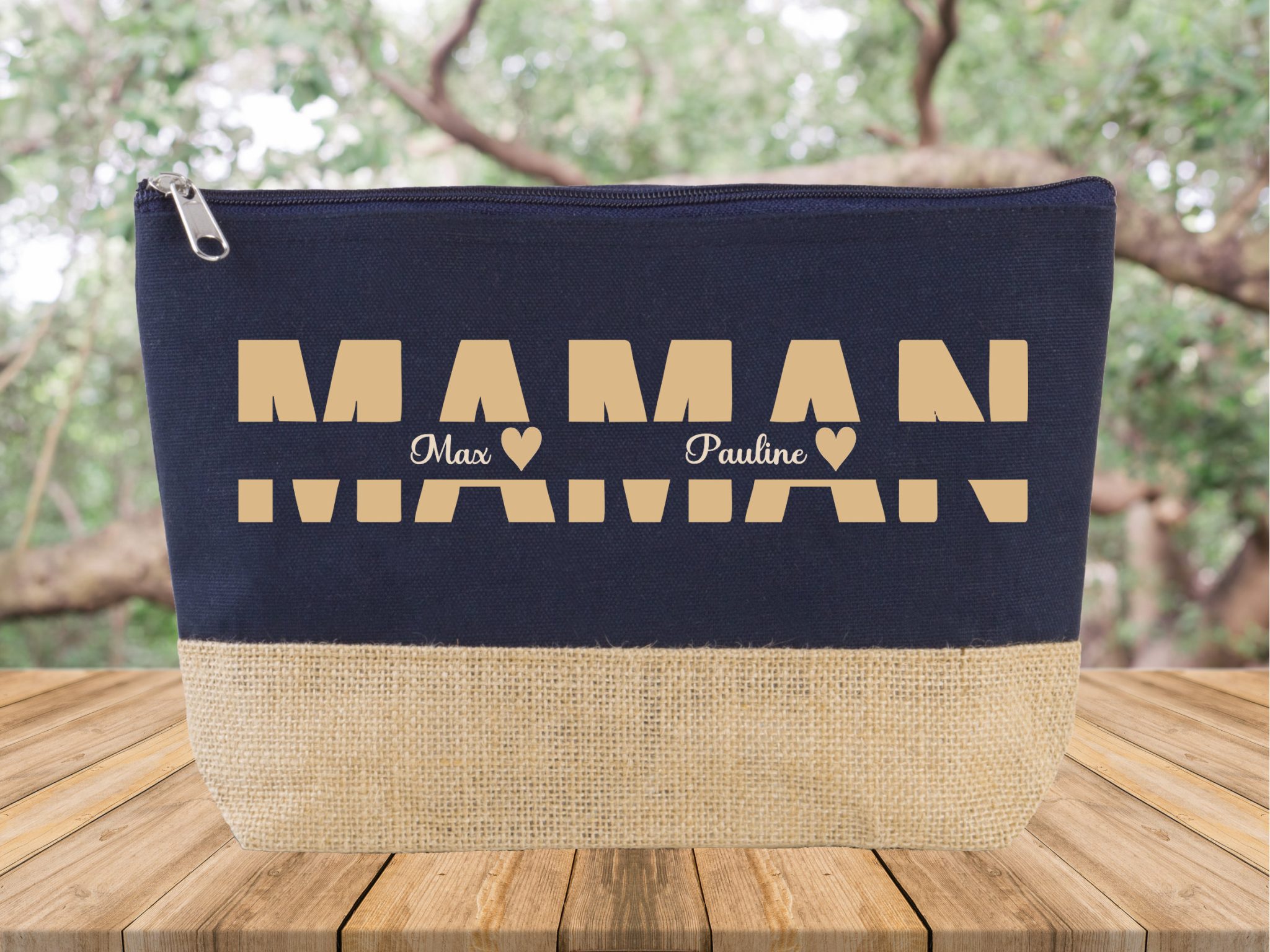 Grande trousse à personnaliser MAMAN — accessoire maman