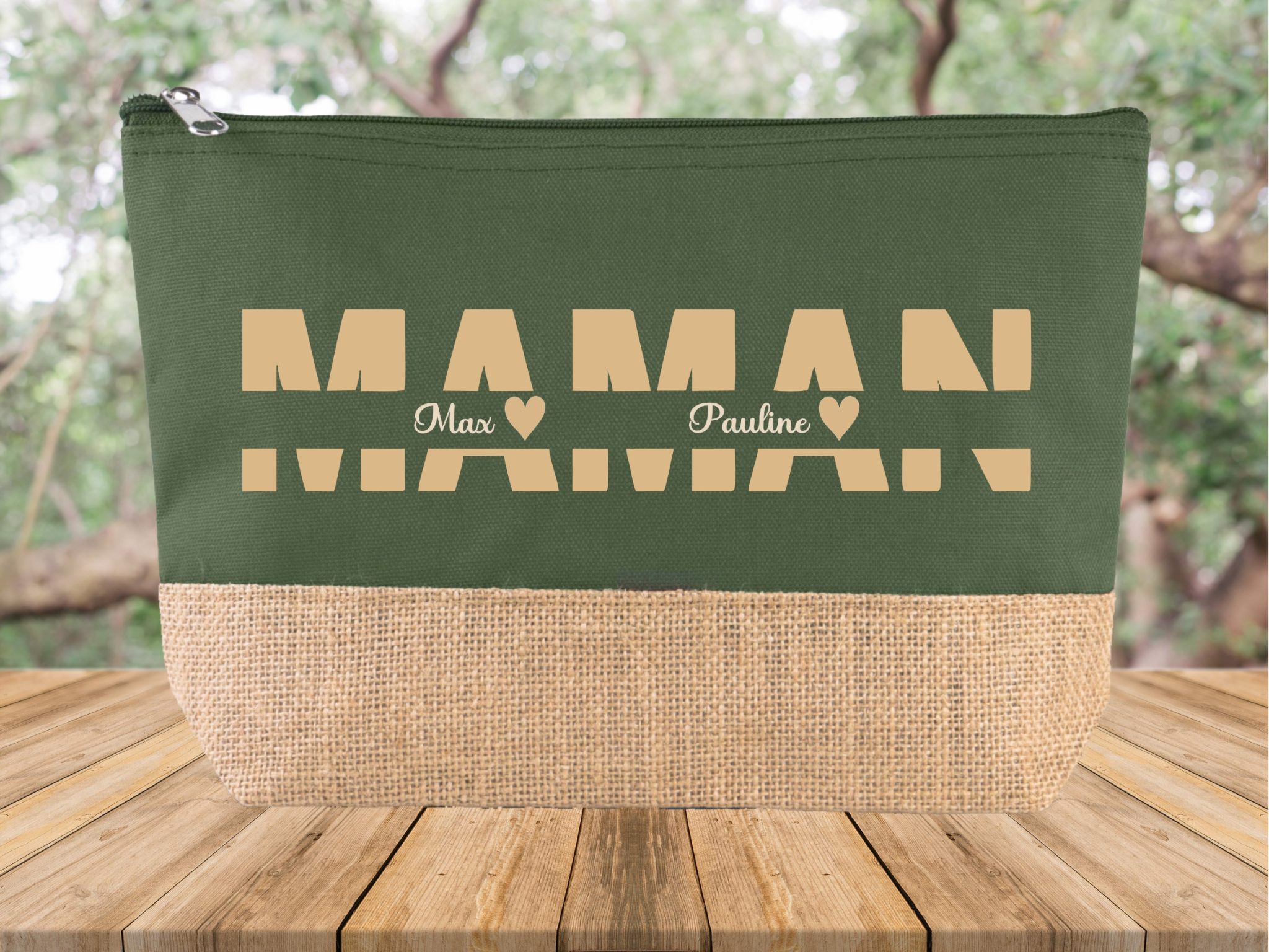 Grande trousse à personnaliser MAMAN — accessoires personnalisés