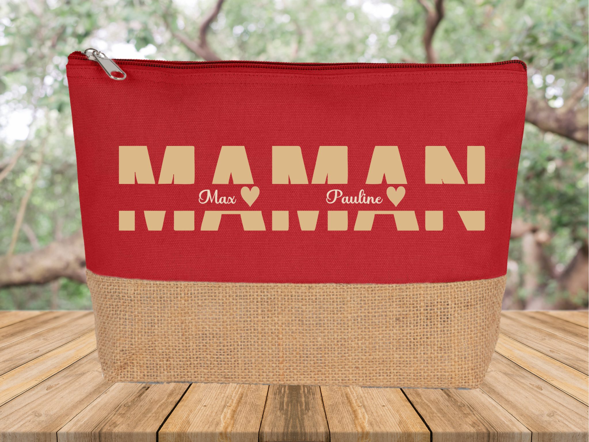 Grande trousse à personnaliser MAMAN — anniversaire maman