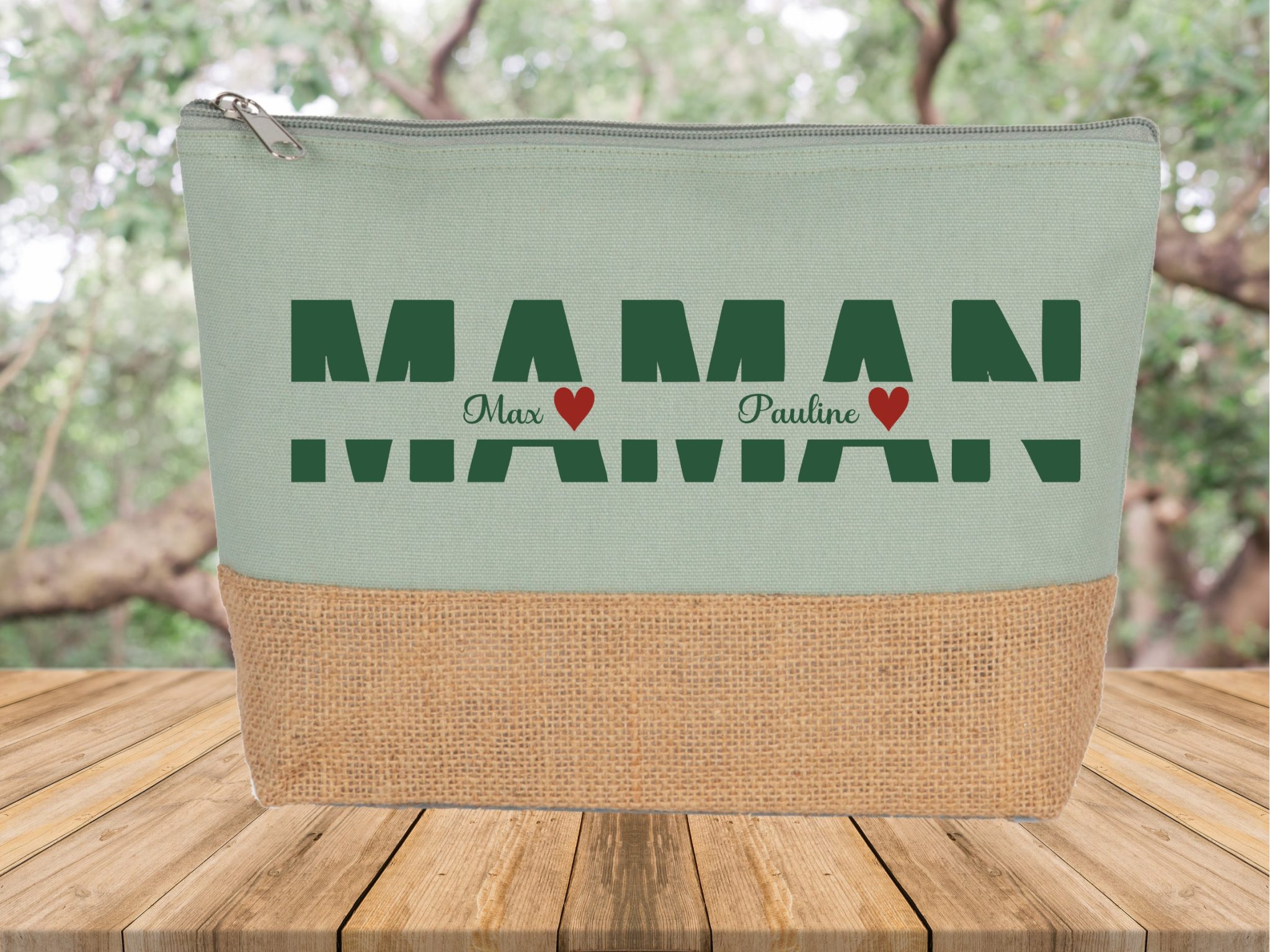 Grande trousse à personnaliser MAMAN — idée cadeau mère