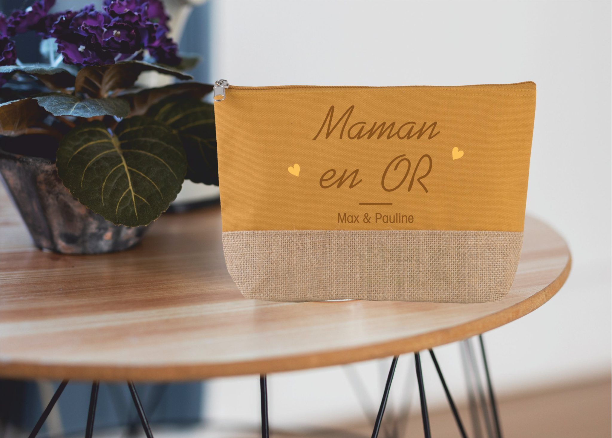 Grande trousse à personnaliser maman au top — cadeau à personnaliser