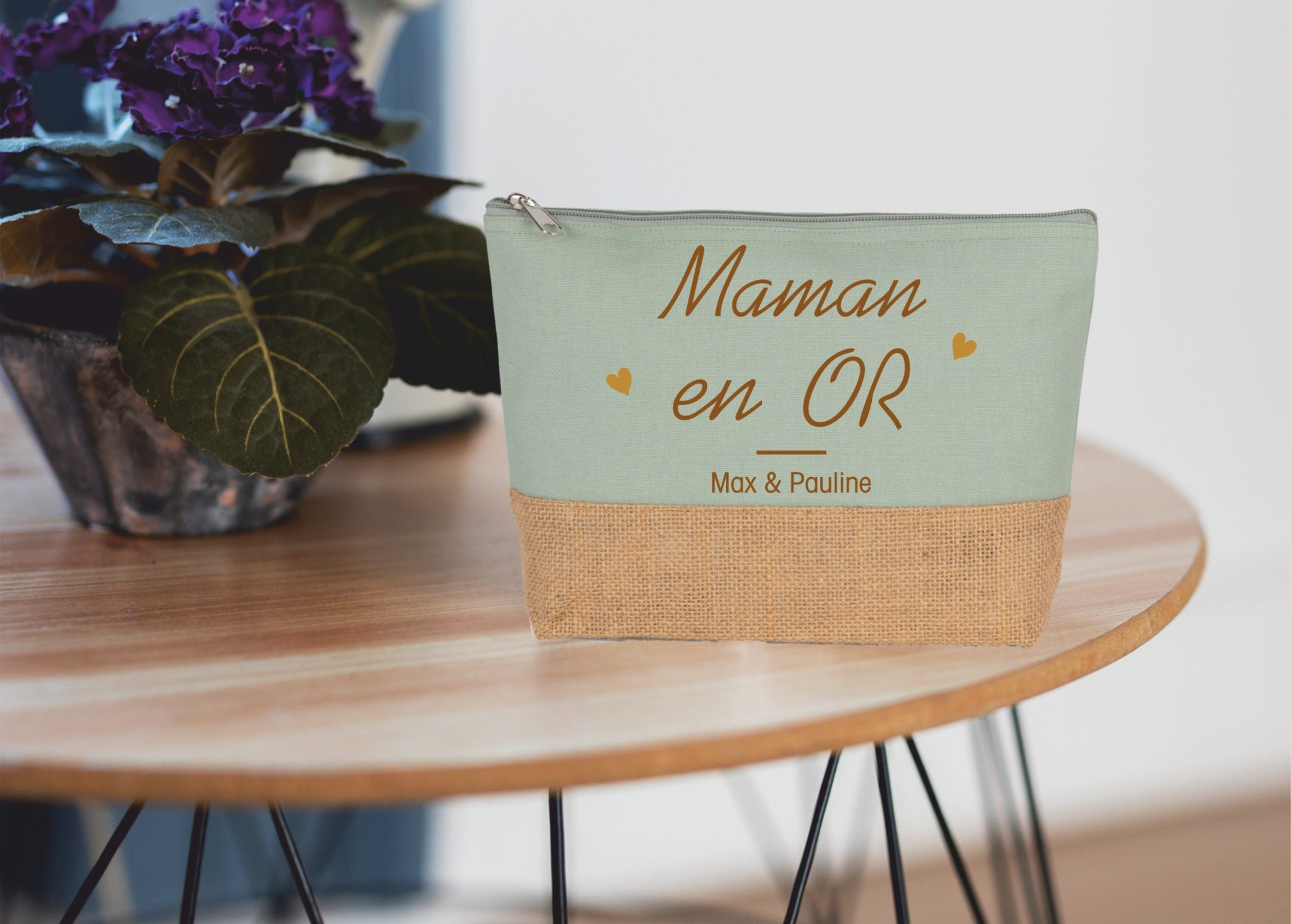 Grande trousse à personnaliser maman au top — Cadeau original maman