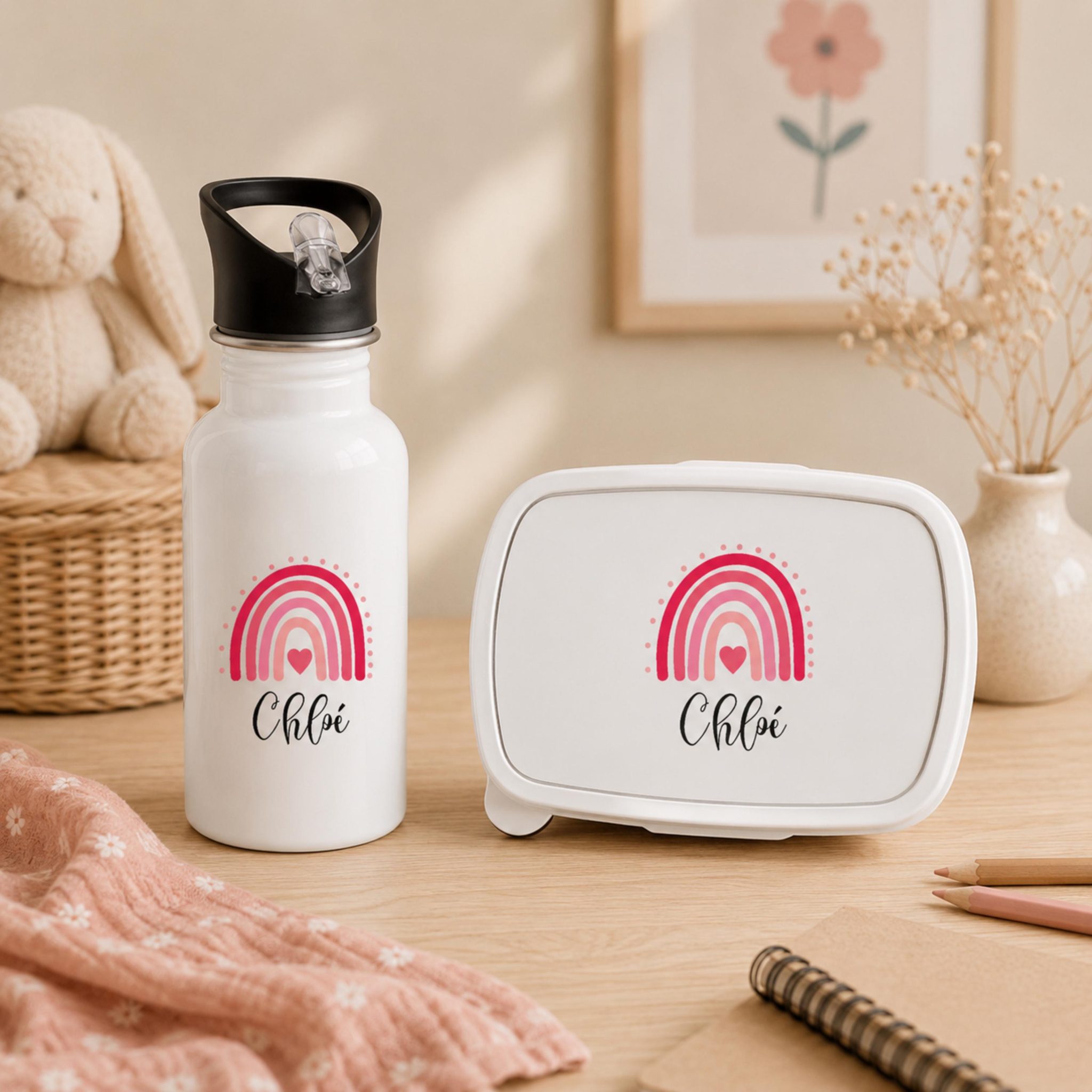 Kit école personnalisé enfant — cadeau rentrée
