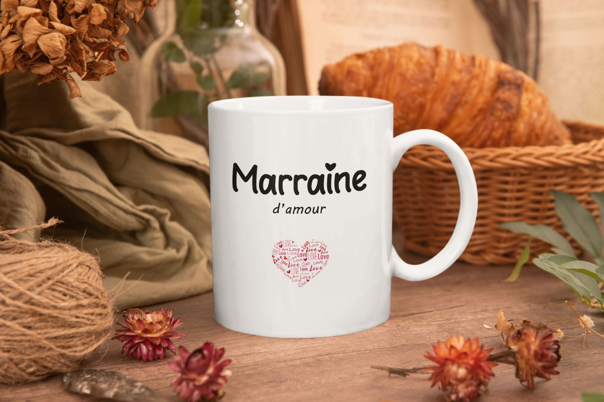 Mug en céramique marraine