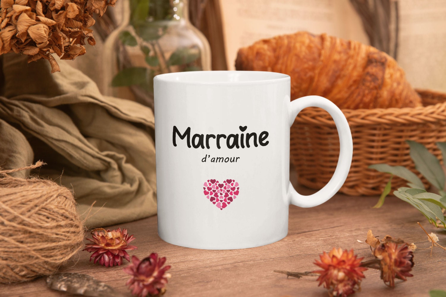 Mug en céramique marraine — anniversaire marraine