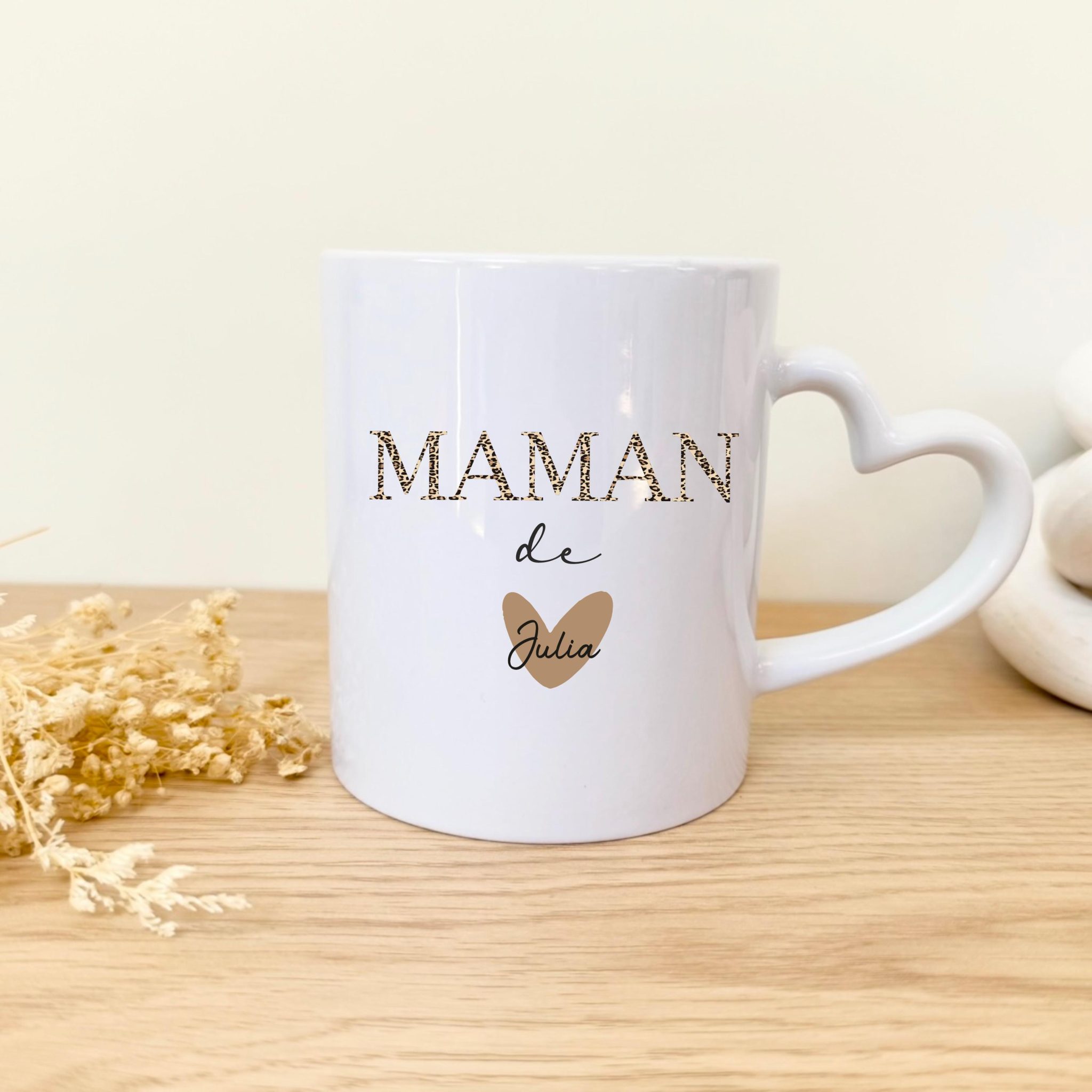 Mug personnalisé fête des mères — cadeau maman