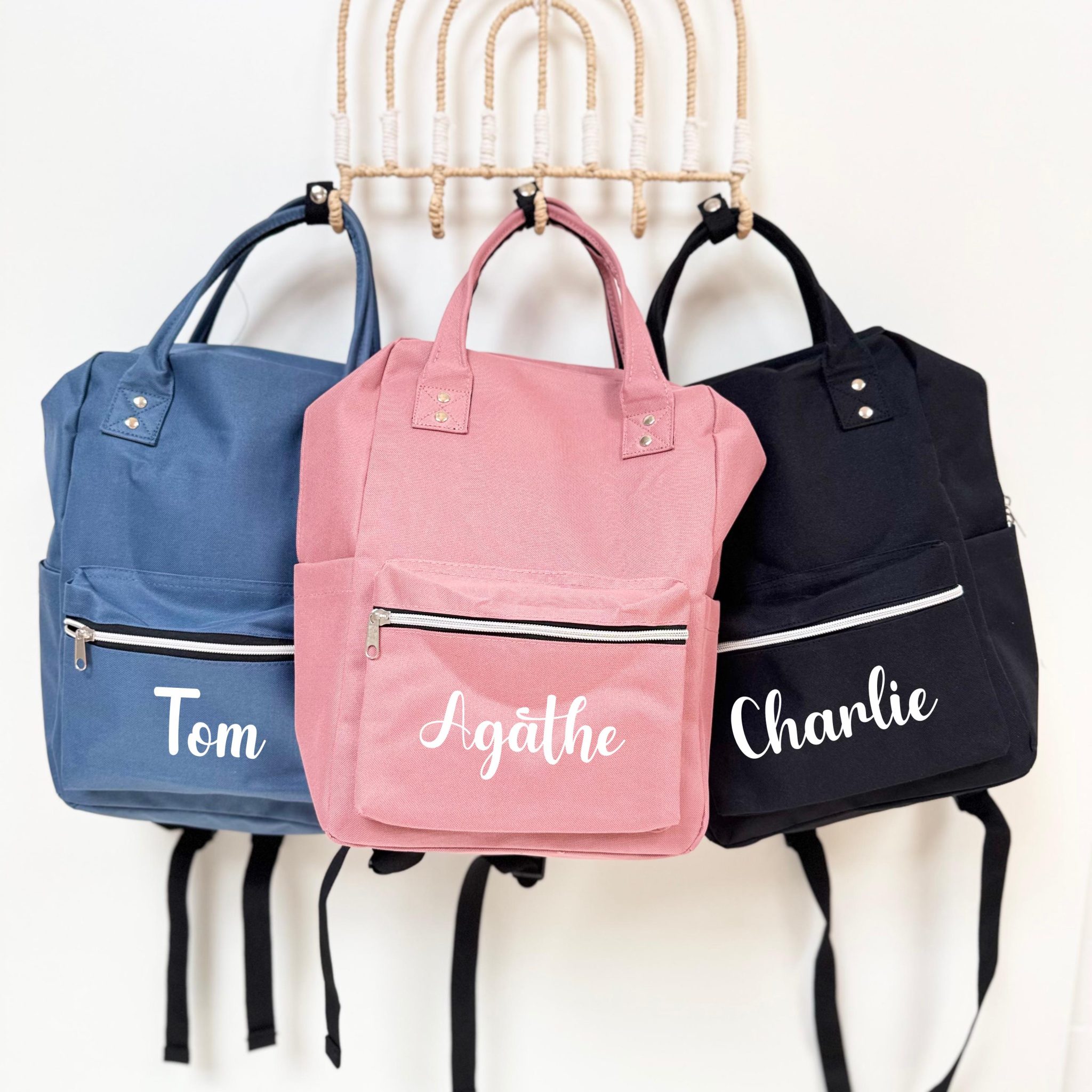 Sac à dos personnalisé prénom — anniversaire maman