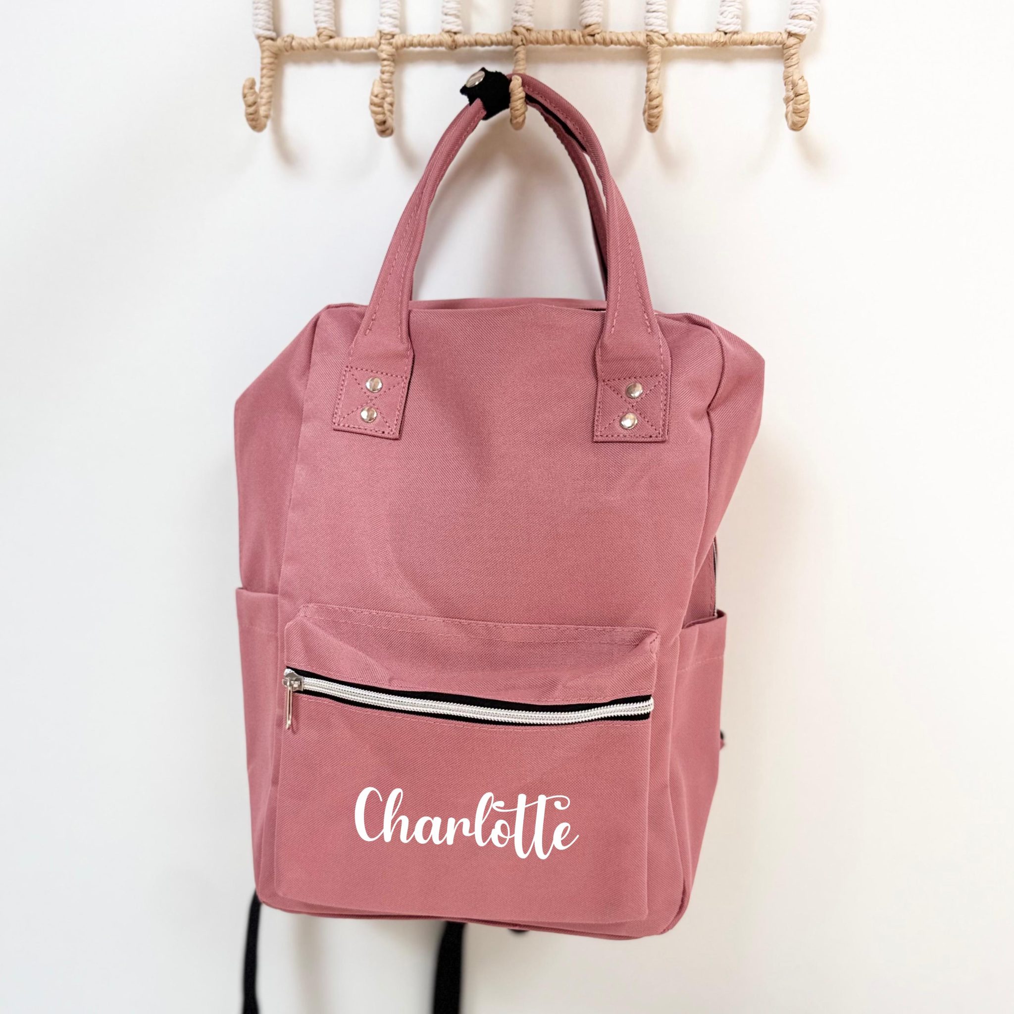 Sac à dos personnalisé prénom — idée cadeau fête des mères