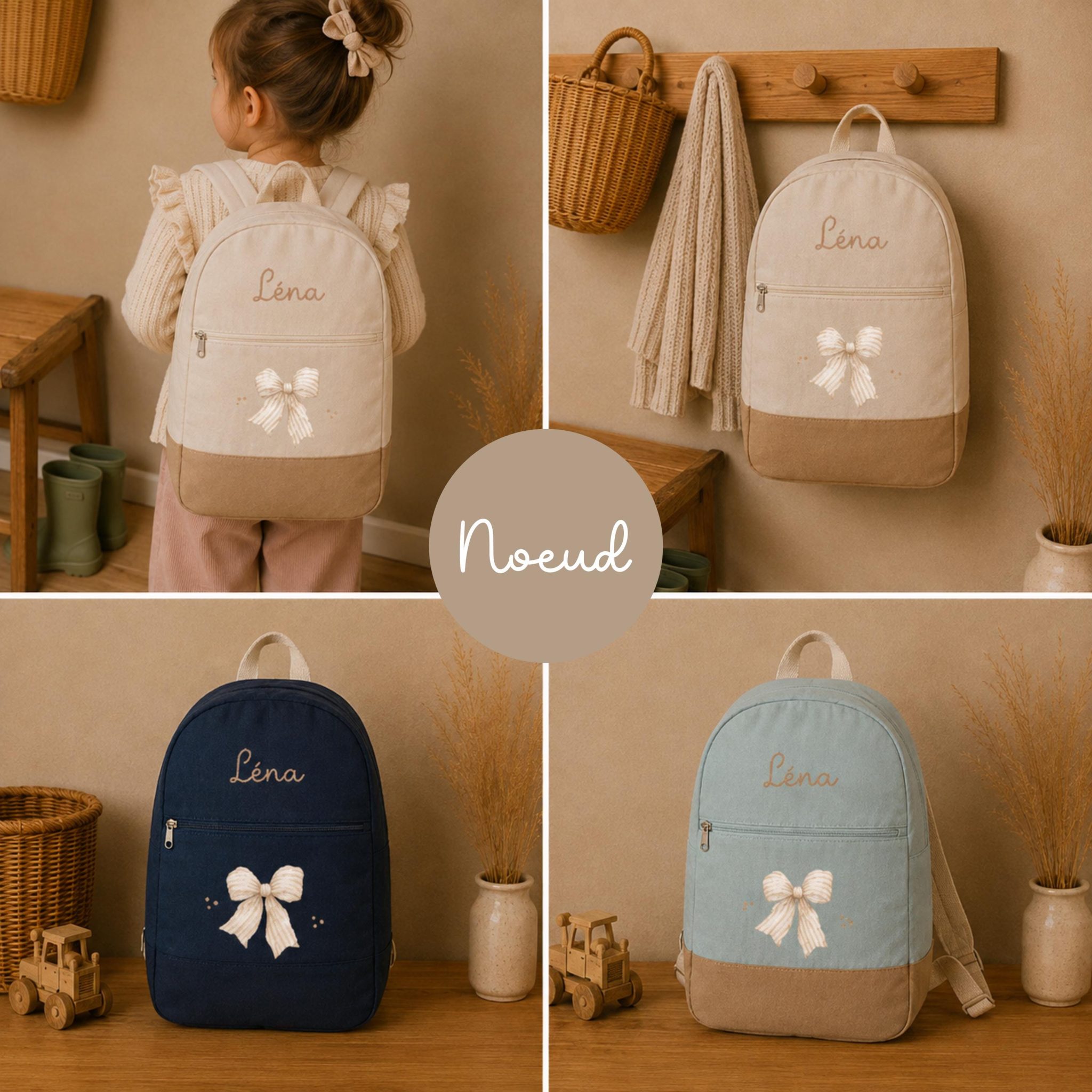 Sac a dos Tracteur enfant école — idée cadeau enfant