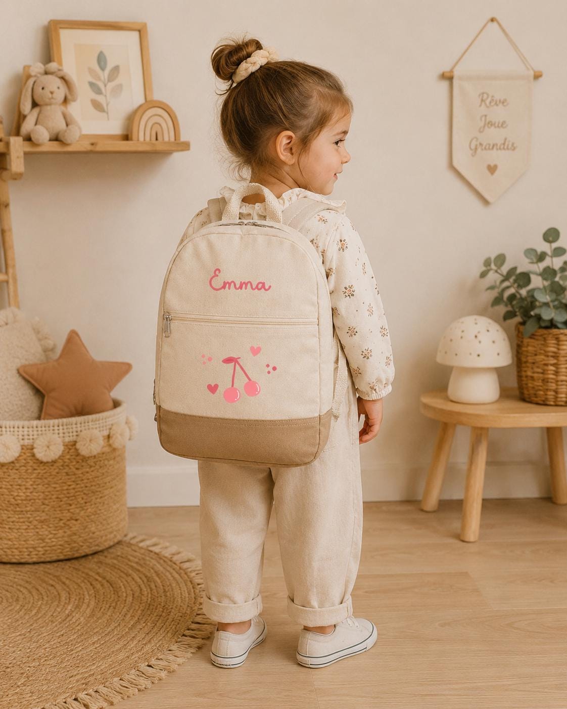 Sac a dos Tracteur enfant école — sac école enfant