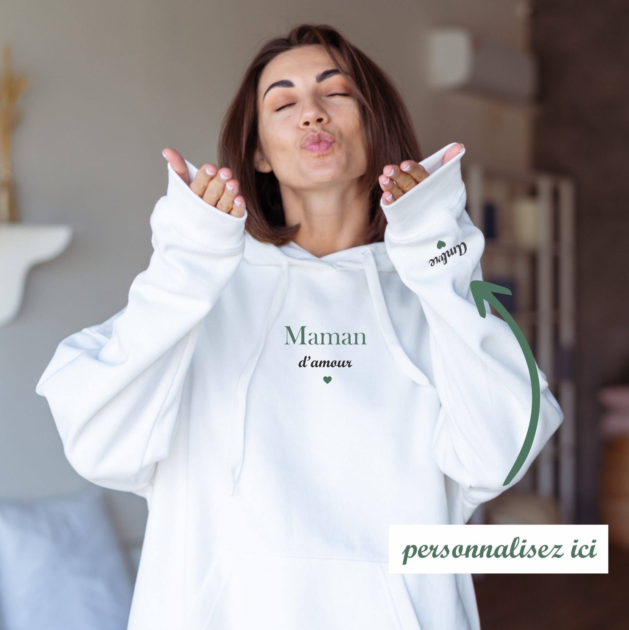 Sweat personnalisé Maman d amour