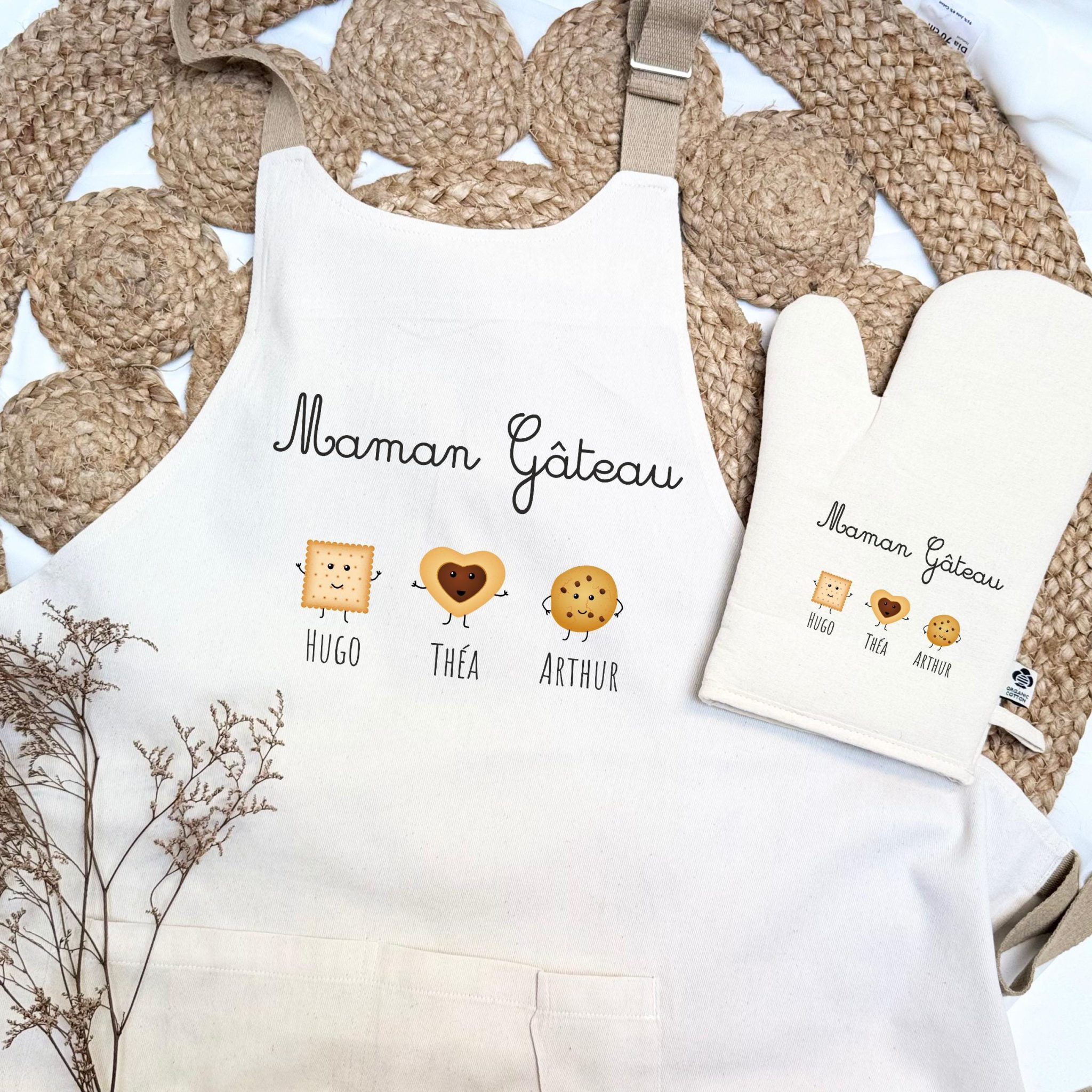 Tablier et Gant de Cuisine "Belle-Maman — Accessoire cuisine