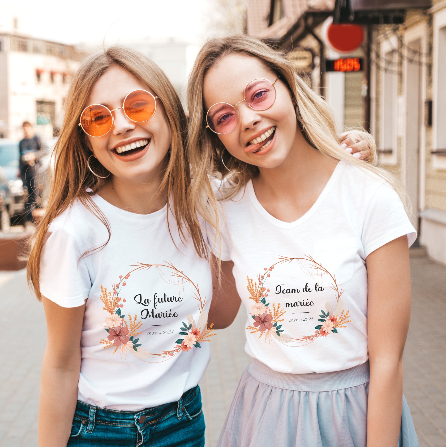 Tee shirt personnalisé EVJF cadeau — EVJF