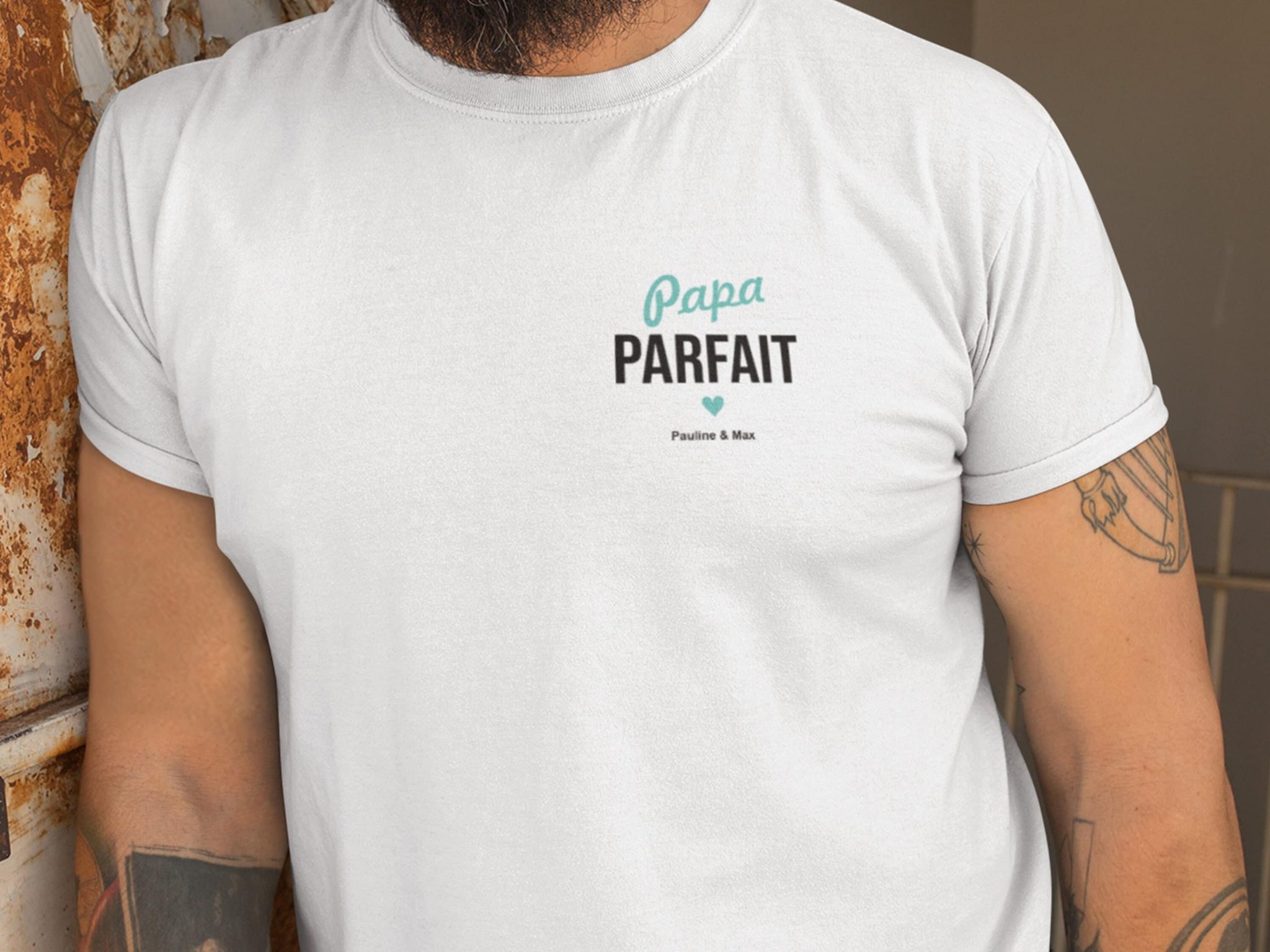 Tee-shirt personnalisé Papa parfait