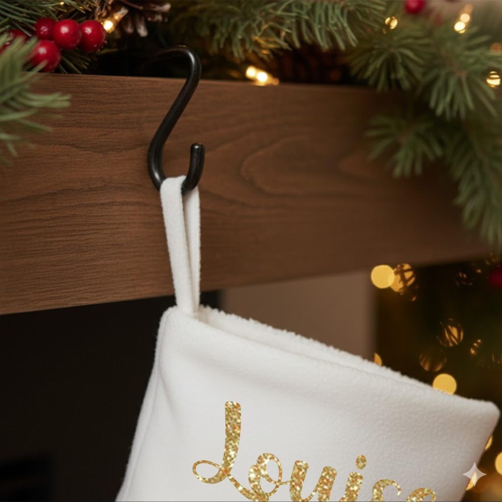 Chaussette de noël Prénom personnalisée — chaussette noel prénom