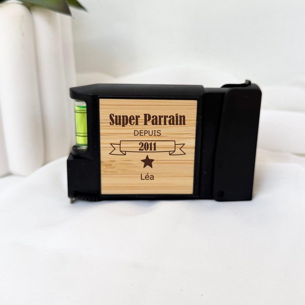 Mètre multioutil personnalisé — cadeau homme