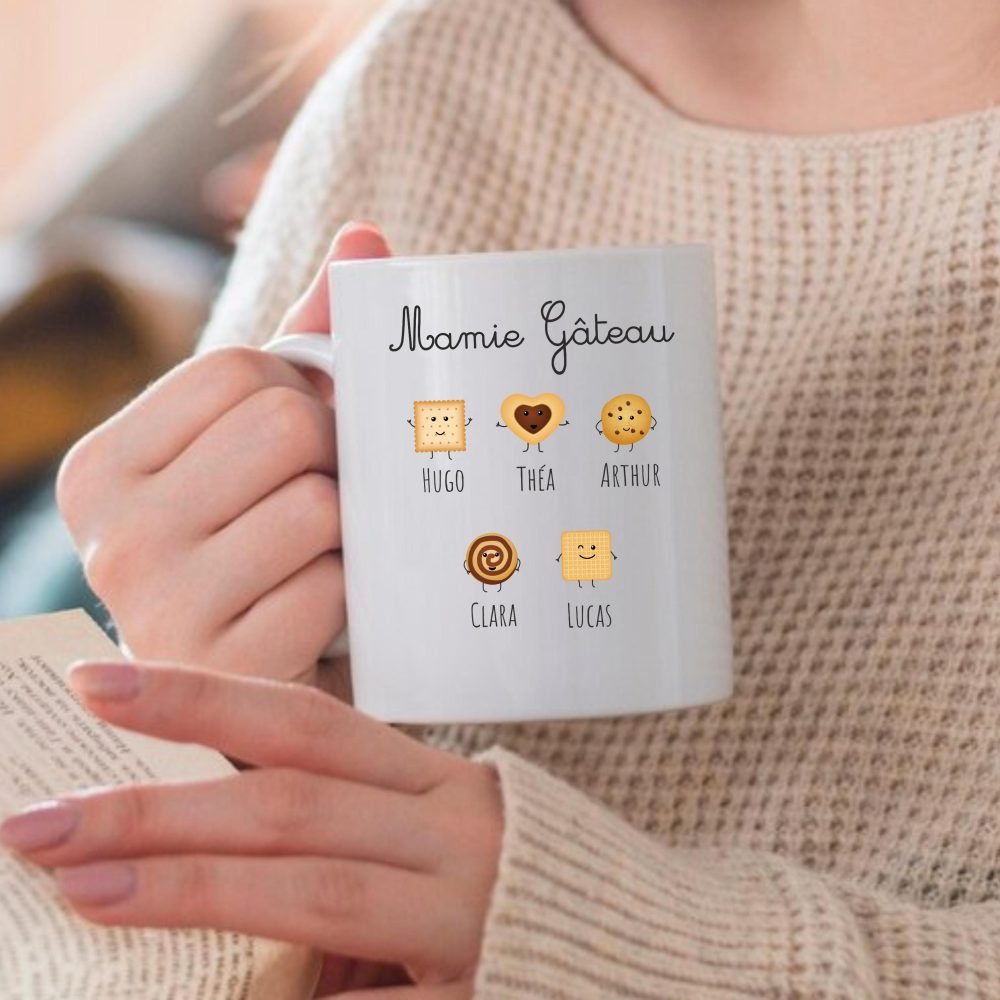 mug mamie personnalisé — anniversaire grand mère