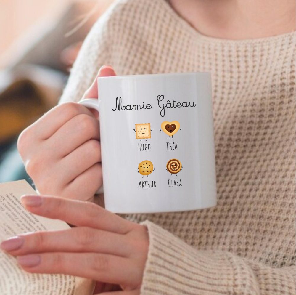 mug mamie personnalisé — cadeau anniversaire mamie