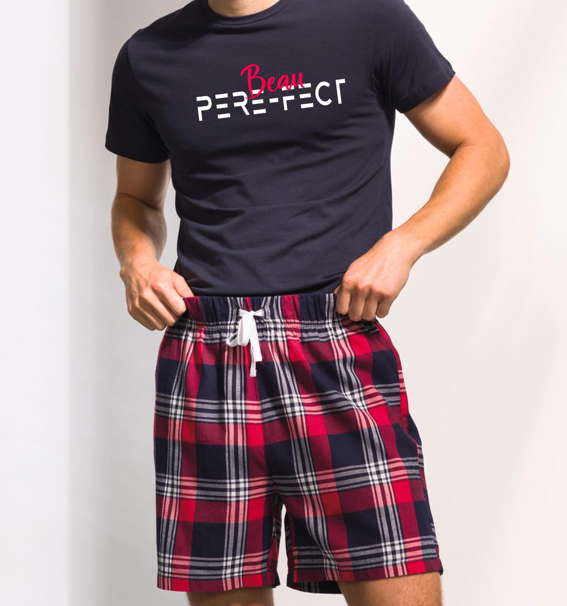 Pyjama personnalisé pour papi, papa ou beau papa — cadeau homme personnalisé