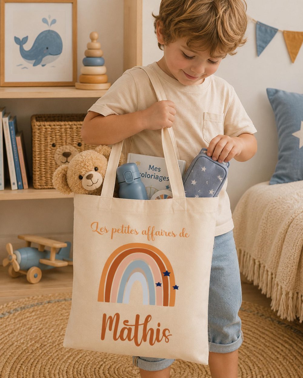 Sac enfant personnalisé prénom