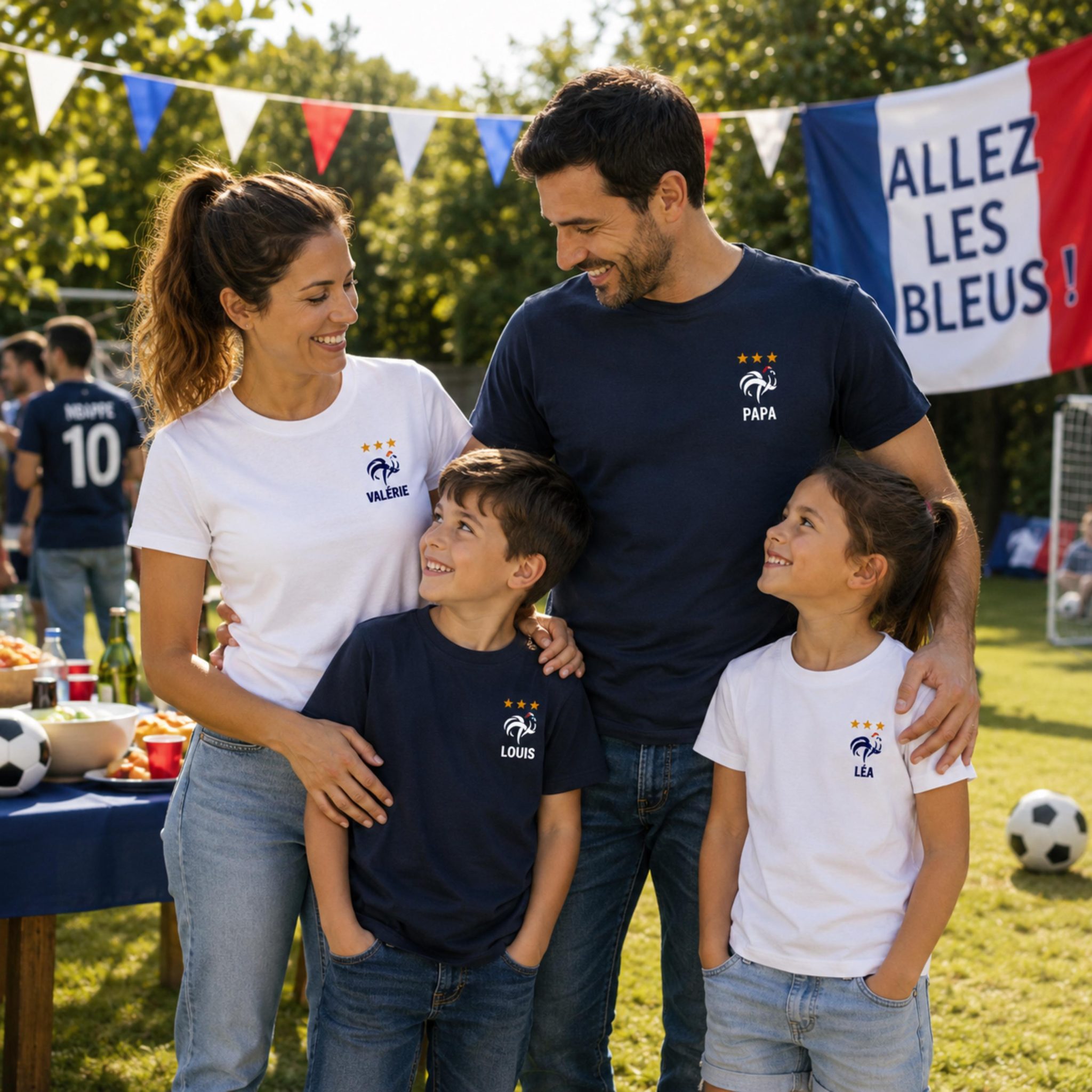 T-shirts France 3 étoiles — cadeau foot enfant